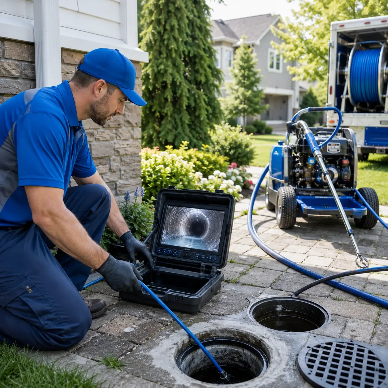 Outdoor drain cleaning professionals serving Russellville, OH